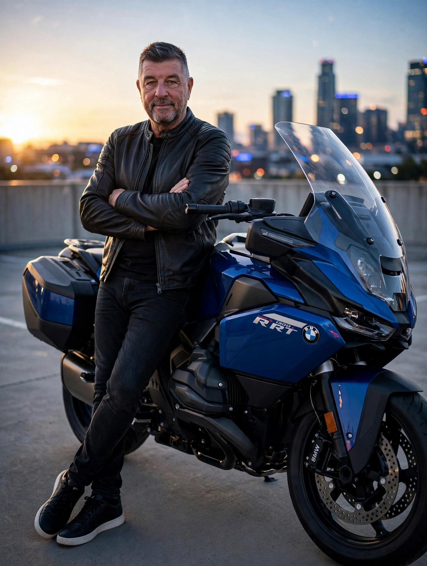La mia foto in moto